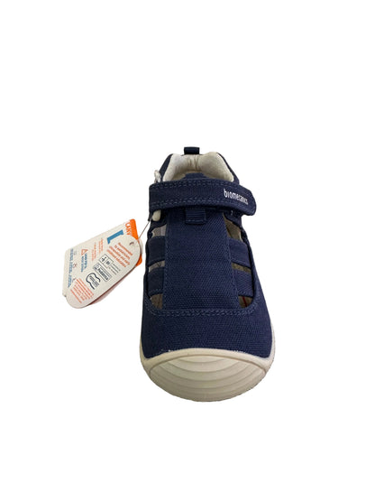 BIOMECANICS SANDALIA CERRADA LONA LAVABLE AZUL