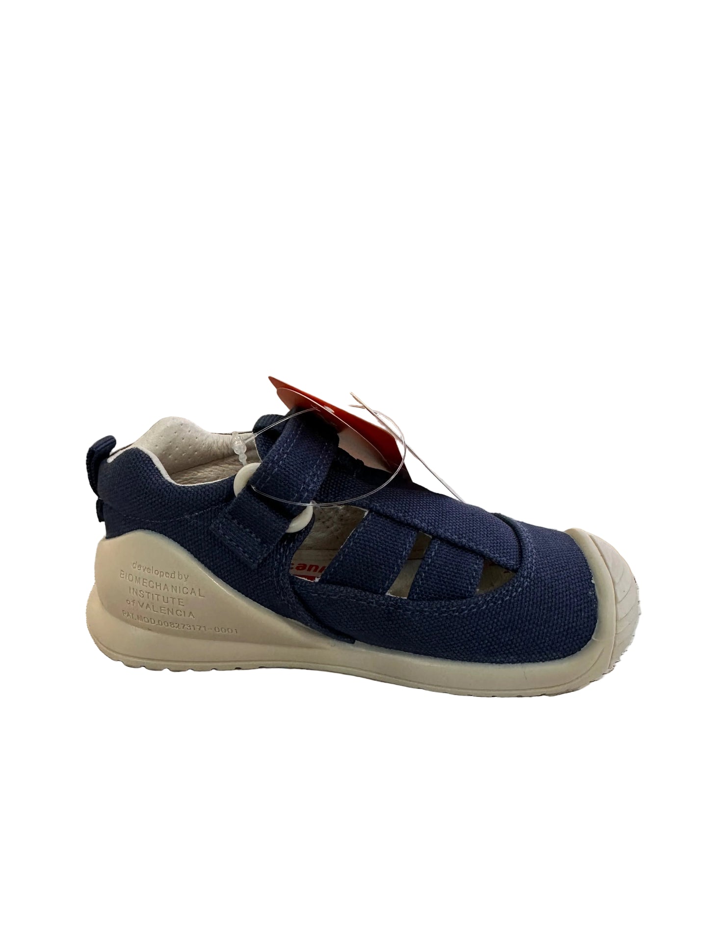 BIOMECANICS SANDALIA CERRADA LONA LAVABLE AZUL