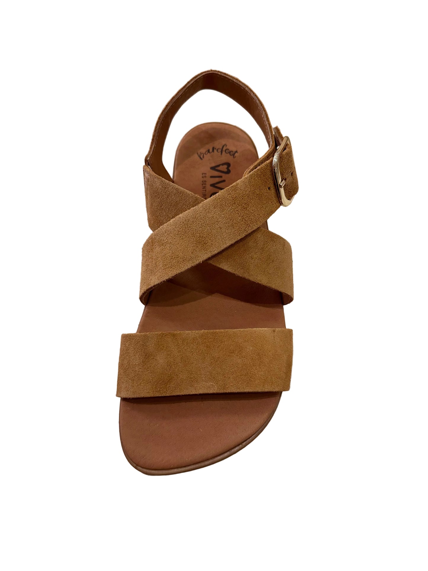 SANDALIA BAREFOOT PIEL VIVANT LINO CAMEL