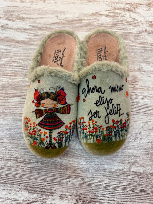 ZAPATILLAS CASA VIVANT  FELIZ