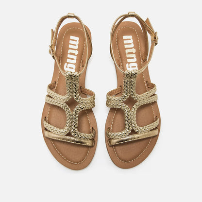 SANDALIA ROMANA MUSTANG TATIANA ORO 56414
