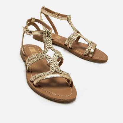 SANDALIA ROMANA MUSTANG TATIANA ORO 56414