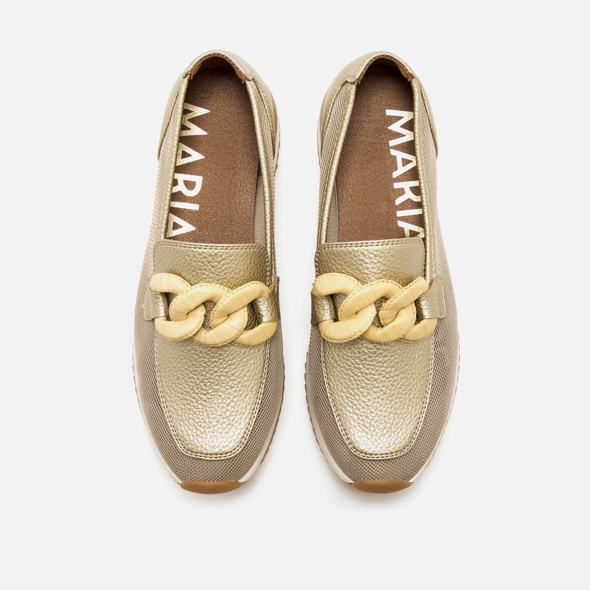 MOCASIN MARIAMARE DORADO 68776 LIVANA