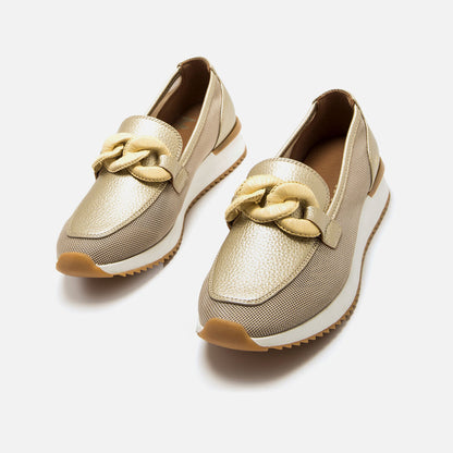MOCASIN MARIAMARE DORADO 68776 LIVANA