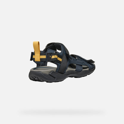 GEOX SANDALIA U TERRENO AZUL+ GRIP
