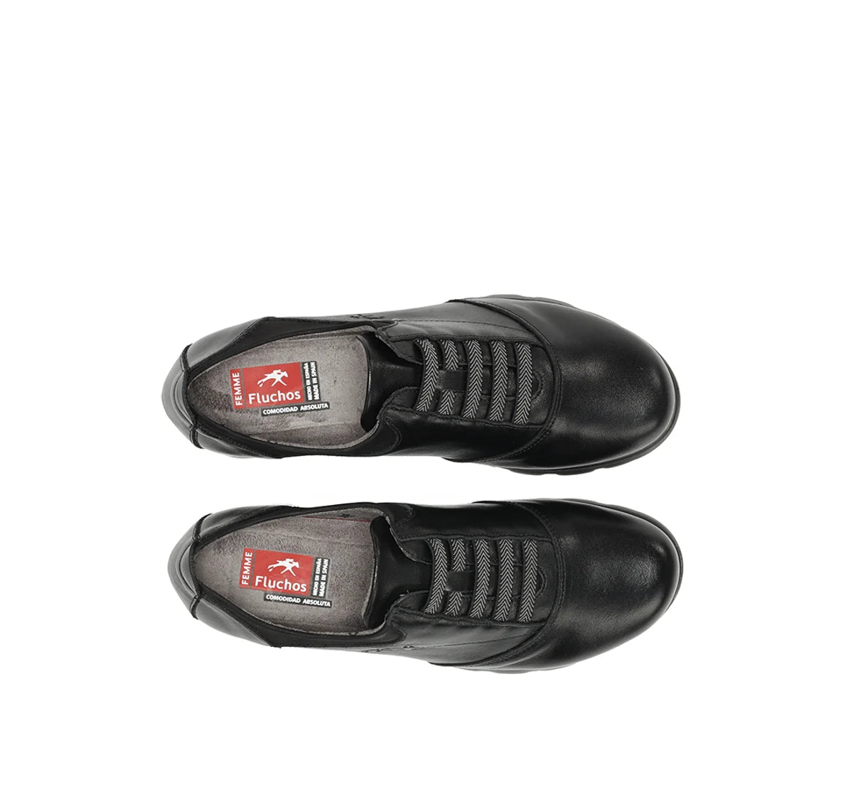 FLUCHOS ZAPATO ELASTICOS SUSAN F0354 NEGRO