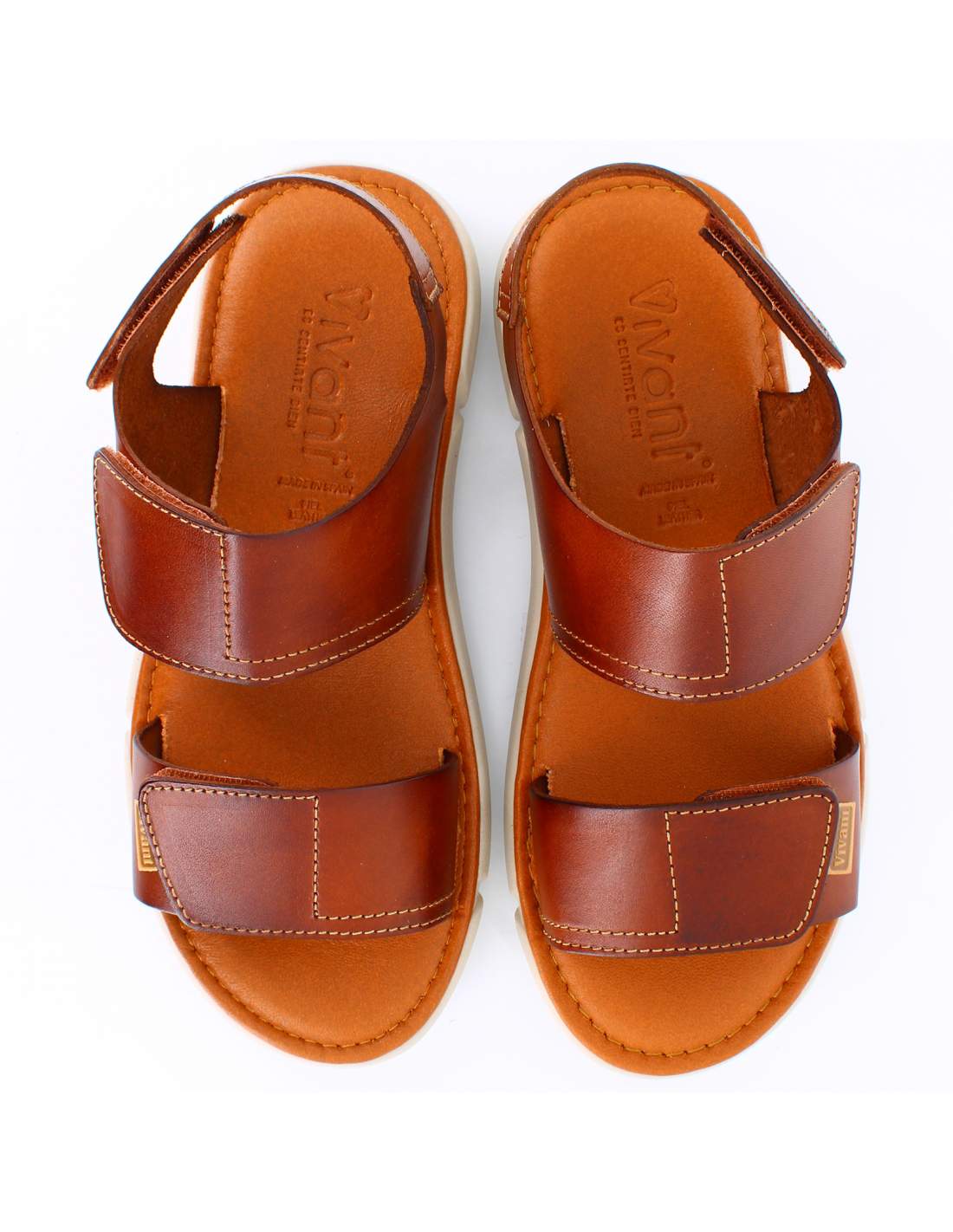 SANDALIAS HOMBRE VIVANT VAQUETILLA VELCRO